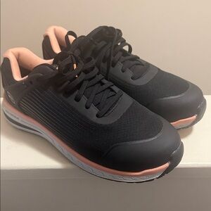 Timberland PRO Women's Black and Peach Athletic Shoes